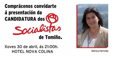 PRESENTACIN DA LISTA ELECTORAL DO PsdG-PSOE DE TOMIO