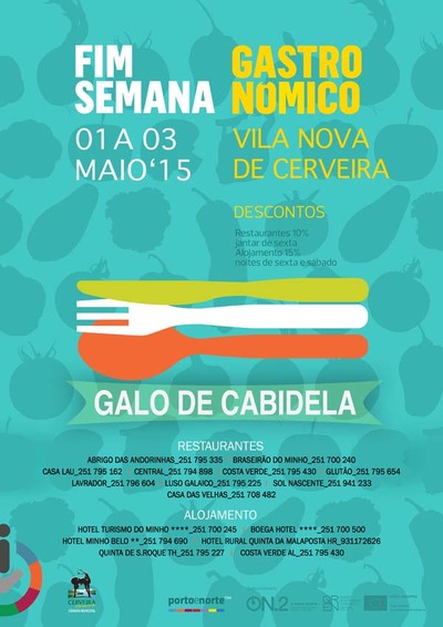 GALO DE CABIDELA PARA DEGUSTAR  MESA CERVEIRENSE