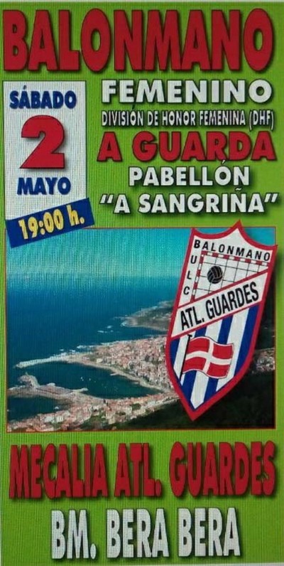 EL MECALIA ATL GUARDS RECIBE ESTE SBADO EN A SANGRIA AL BM BERA BERA