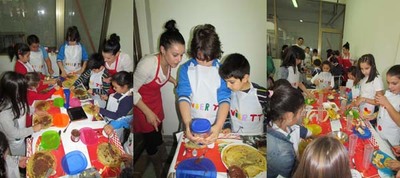 XITO DE ASISTENCIA NO OBRADOIRO DE COCIA PARA NENOS ORGANIZADO POLO CONCELLO DA GUARDA E CELEBRADO NA PRAZA DE ABASTOS