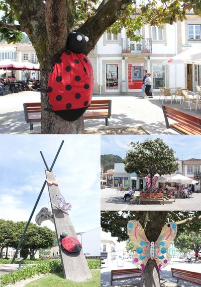 BORBOLETAS E JOANINHAS ?INVADEM- CENTRO HISTRICO DE VILANOVA DE CERVEIRA