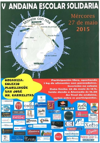 V ANDAINA SOLIDARIA O 27 DE MAIO NA GUARDA