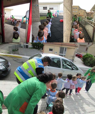 A GARDERA MUNICIPAL DA GUARDA REALIZA UN EXITOSO SIMULACRO DE INCENDIO