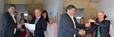 O CONCELLO DE TUI ENTREGA A AFAGA UN LOCAL NA PLANTA BAIXA DA ANTIGA ESCOLA DE CHANS