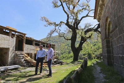 OBRAS NO MOSTEIRO DE S. JOAO DARGA DECORREM A BOM RITMO