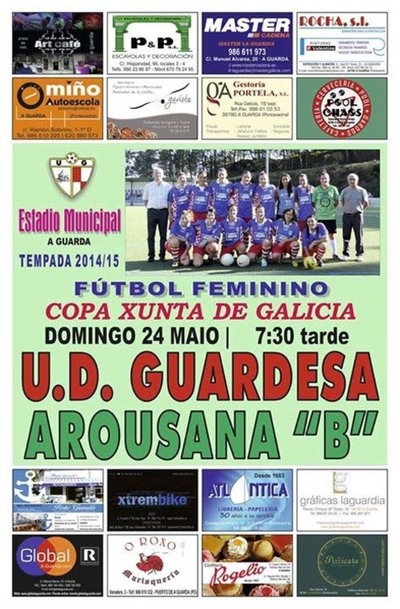 ESTE DOMINGO UD GUARDESA - AROUSANA -B-