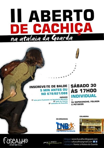 SBADO 30 DE MAIO, ABERTO DE CACHIA NA GUARDA