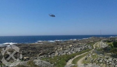 RESCATADO UN PEREGRINO FERIDO NA COSTA DE A GUARDA