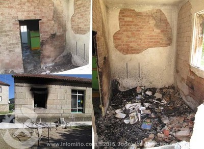 ROUBAN, DESTROZAN E PRENDEN LUME NA ESCOLA UNITARIA DE MARZN NO CONCELLO DO ROSAL