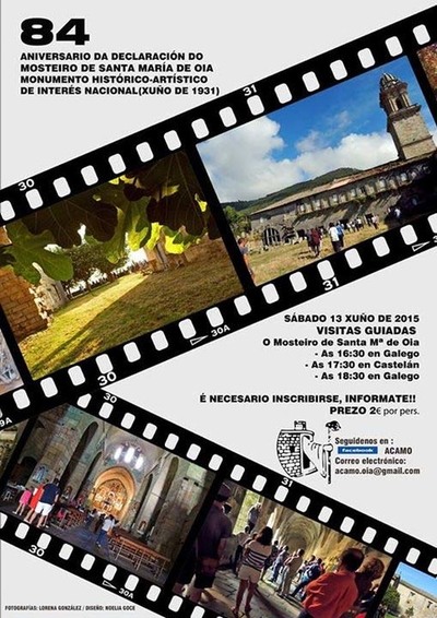 ACAMO CONMEMORA O 84 ANIVERSARIO DA DECLARACIN DO MOSTEIRO DE OIA COMA BEN HISTRICO ARTSTICO DE INTERESE NACIONAL