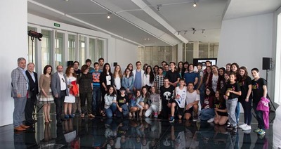 VALENTN GARCA MANTN UN ENCONTRO CO EQUIPO GALEGO DO RALLY CIENTFICO MATEMTICO 2015, GAADOR DA FASE FINAL DE TOULOUSE