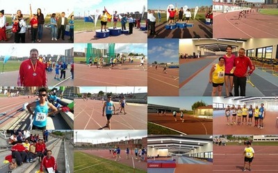 BOA PARTICIPACIN DOS DEPORTISTAS DE SAN XEROME NO CAMPIONATO DE ESPAA DE ATLETISMO DA FEDDI