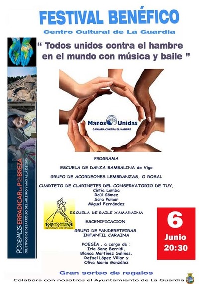 ESTE S�BADO CEL�BRASE NO CENTRO CULTURAL DA GUARDA UN FESTIVAL BEN�FICO PARA LOITAR CONTRA A FAME