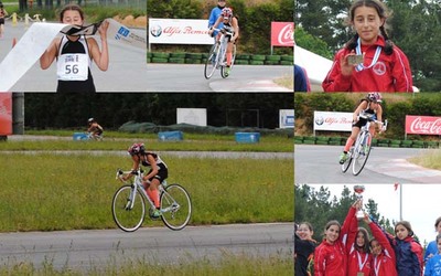 A GUARDESA ELSA PENA ACADA A PRIMEIRA POSICIN EN ALEVNS DEMININA NO CAMPIONATO GALEGO INDIVIDUAL E POR EQUIPOS