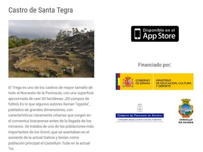 UNHA APP GRATUTA D A COECER A VIDA NOS CASTROS DE SANTA TREGA, VENTOSA E COAA