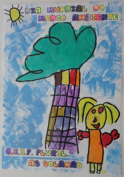ALUMNO DO COLEXIO AS SOLANAS DE A GUARDA CELEBRAN ESTE VENRES O D�A MUNDIAL DO MEDIO AMBIENTE