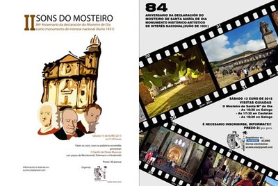 II SONS DO MOSTEIRO E VISITAS GUIADAS O 13 DE XUO EN OIA
