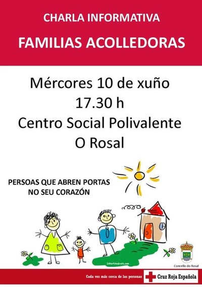 CHARLA INFORMATIVA SOBRE FAMILIAS ACOLLEDORAS ESTE MRCORES NO ROSAL