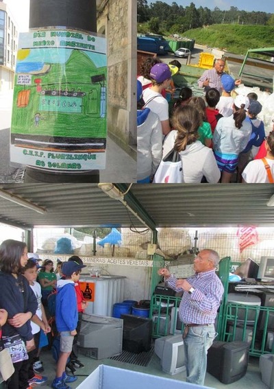 OS ESCOLARES DA GUARDA INTERSANSE POLO MEDIOAMBIENTE E INTENTAN CONCIENCIAR S VECIOS DA LOCALIDADE