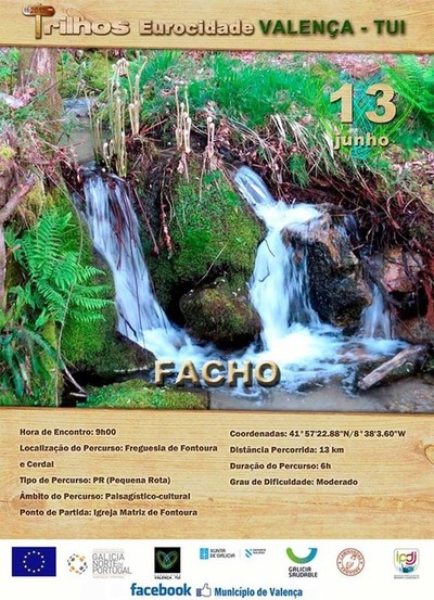 ESTE SBADO 13 DE XUO CELBRASE O TRILHO DO FACHO, EN VALENA