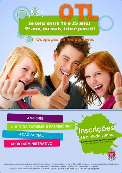 OCUPAO DE TEMPOS LIVRES PARA JOVENS EM VALENA