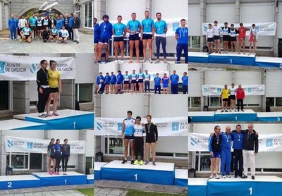 EL CLUB REMO DO MIO-TUI  GANA 16 MEDALLAS EN EL CAMPEONATO GALLEGO DE REMO OLIMPICO