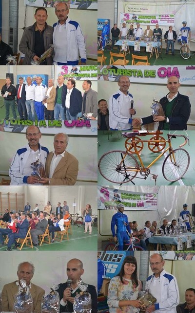 ALVARO PINO PRESENTA EN OIA LA III MARCHA CICLOTURISTA DE OIA