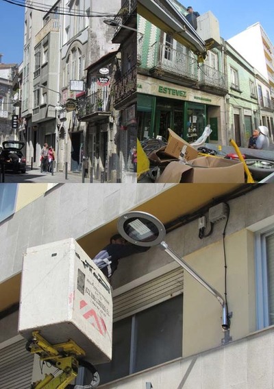 O CONCELLO DA GUARDA DOTA DE ILUMINACIN LED A RA VICENTE SOBRINO