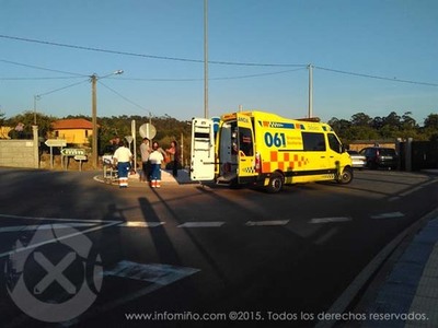 UN CILISTA RESULTA FERIDO DE DIVERSA CONSIDERACIN NUN ATROPELO NO ROSAL