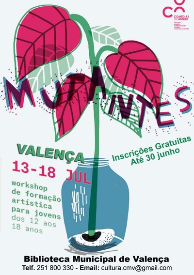 WORKSHOP DE FORMAO ARTSTICA PARA JOVENS EM VALENA