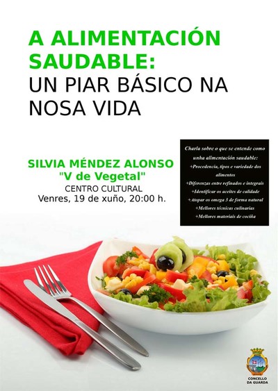 SILVIA MNDEZ IMPARTE ESTE VENRES UNHA CHARLA SOBRE ALIMENTACIN SAUDABLE NA GUARDA