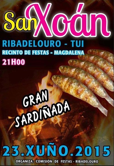 GRAN SARDIADA DE SAN XON NA NOITE DO 23 DE XUO EN RIBADELOURO-TUI