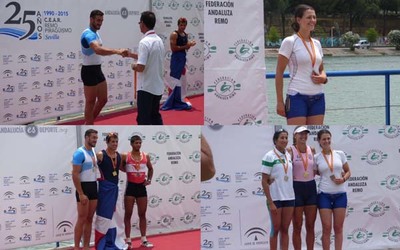 EL CLUB REMO DO MIO-TUI-SETA  CONQUISTA SEIS MEDALLAS EN EL CAMPEONATO DE ESPAA JUVENIL/ABSOLUTO/VETERANO CELEBRADO ESTE FIN DE SEMAMA EN SEVILLA