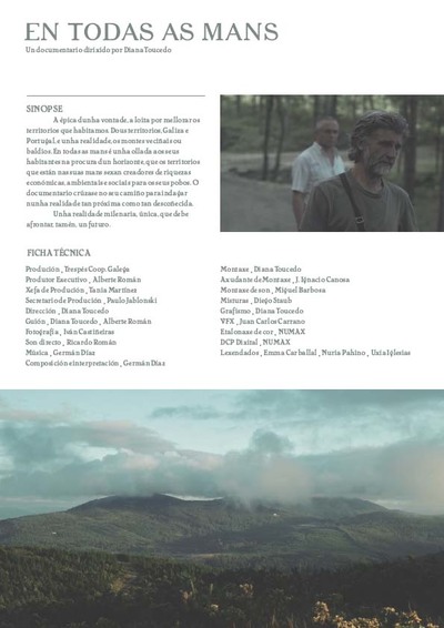 PROXECCIN DO DOCUMENTAL -EN TODAS AS MANS- ESTE SBADO NO ROSAL