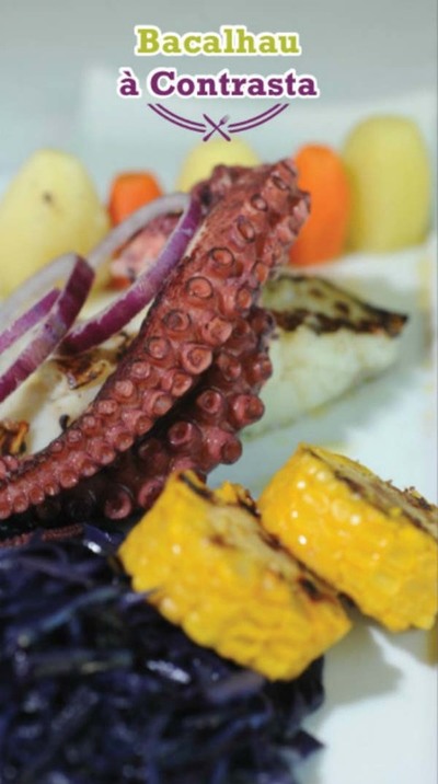 VALENA APRESENTA BACALHAU  CONTRASTA