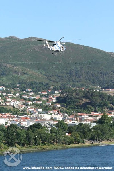 OPERATIVO DE EMERXENCIAS EN GOIN NA BUSCA DUN RAPZ DESAPARECIDO NO RIO MIO