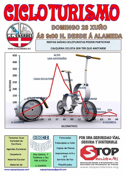 SADA CICLOTURISMO CO CLUBE CICLISTA GUARDS O 28 DE XUO DE 2015