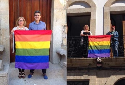 XUVENTUDES SOCIALISTAS DE A GUARDA: DA INTERNACIONAL DO ORGULLO LGTB 