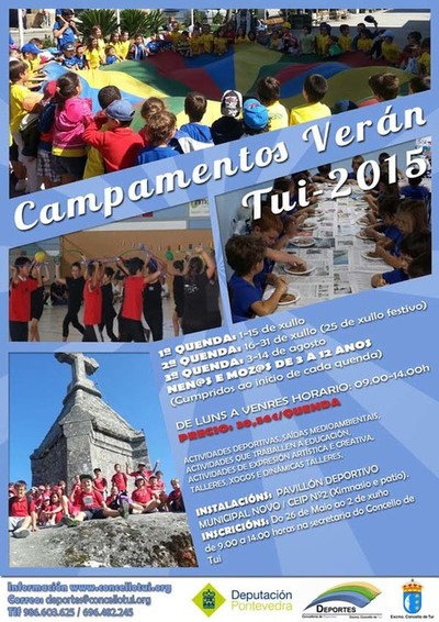 ESTE MRCORES 1 DE XULLO COMEZA O CAMPAMENTO DE VERN TUI 2015