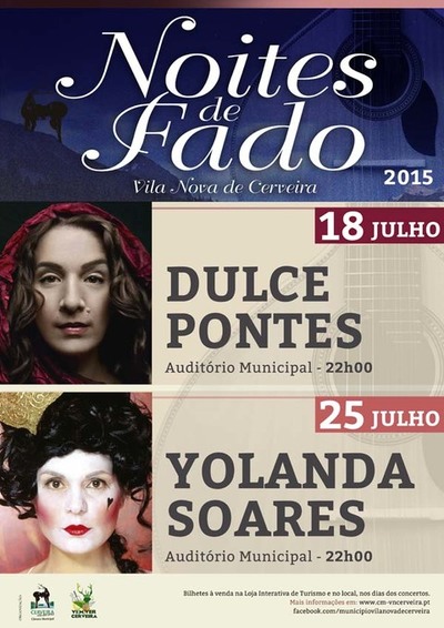 SENHORAS E SENHORES, DULCE PONTES E YOLANDA SOARES EM CERVEIRA