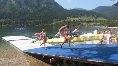 MEDALLA DE ORO EN K-2 Y PLATA EN K-1 PARA EL TUDENSE IVN ALONSO