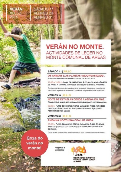 VERN NO MONTE: ACTIVIDADES DE LECER NO MONTE COMUNAL DE AREAS