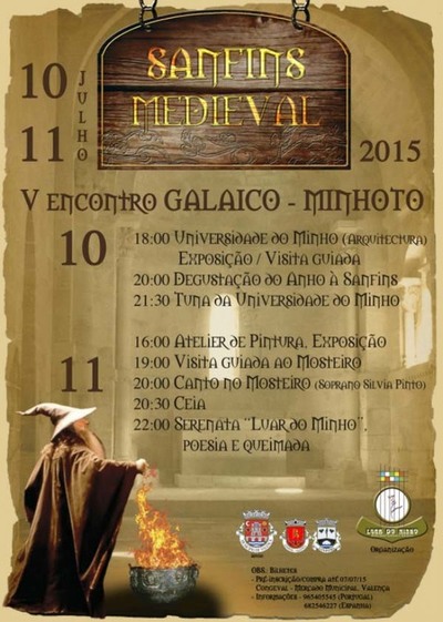 VALENA RECEBE O SANFINS MEDIEVAL