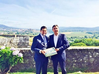 LUS CAMPOS FERREIRA PROMOVE -EMBAIXADORIA- COM EMBAIXADOR DO MXICO, ALFREDO PREZ BRAVO, EM VALENA