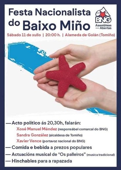 FESTA NACIONALISTA DO BAIXO MIO ESTE SBADO DA 11 DE XULLO DE 2015