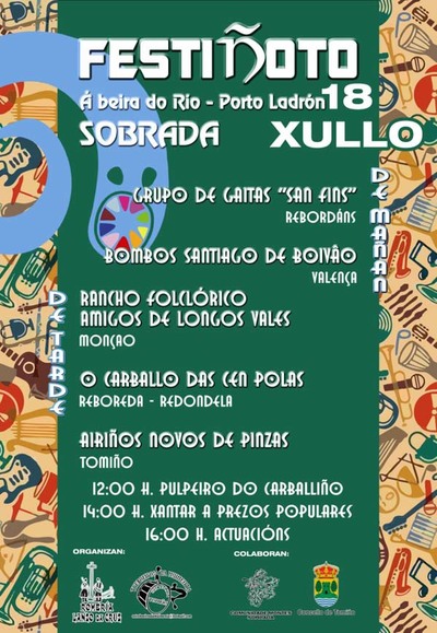 SOBRADA ACOLLE ESTE SBADO O FESTIOTO 2015