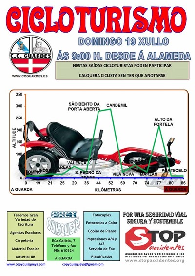 SADA CICLOTURISMO CO CLUBE CICLISTA GUARDS O DOMINGO 19 DE XULLO