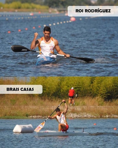 ROI RODRGUEZ Y BRAIS CASAS, EN LA FINALES DE K-1 Y C-1 1.000 METROS DEL MUNDIAL