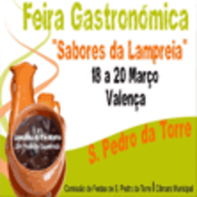 CONTINA A  FEIRA GASTRONMICA -SABORES DA LAMPREA-  18-20 MARZO EN VALENCA