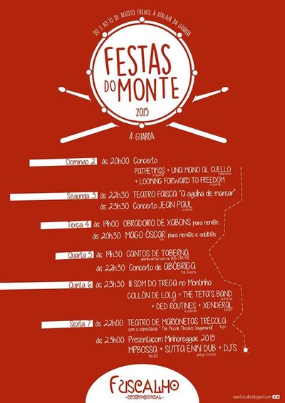 PROGRAMACIN FESTAS DO MONTE NO CENTRO SOCIAL FUSCALHO